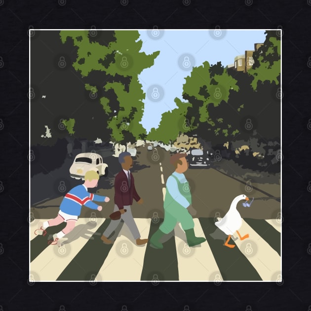 Goose In Abbey Road by christinehearst